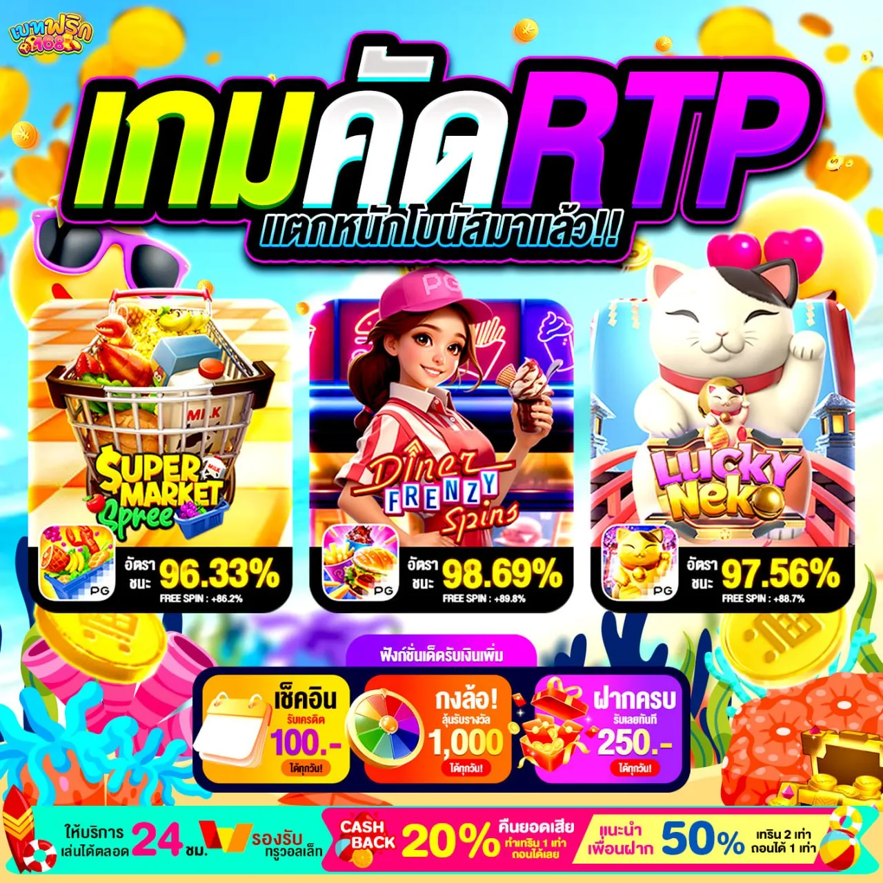 20รับ100 สมาชิกใหม่ เว็บตรงแจกจริง โอนไวทันใจวัยโจ๋